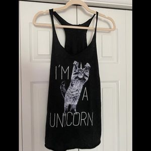 Charcoal grey cotton graphic T